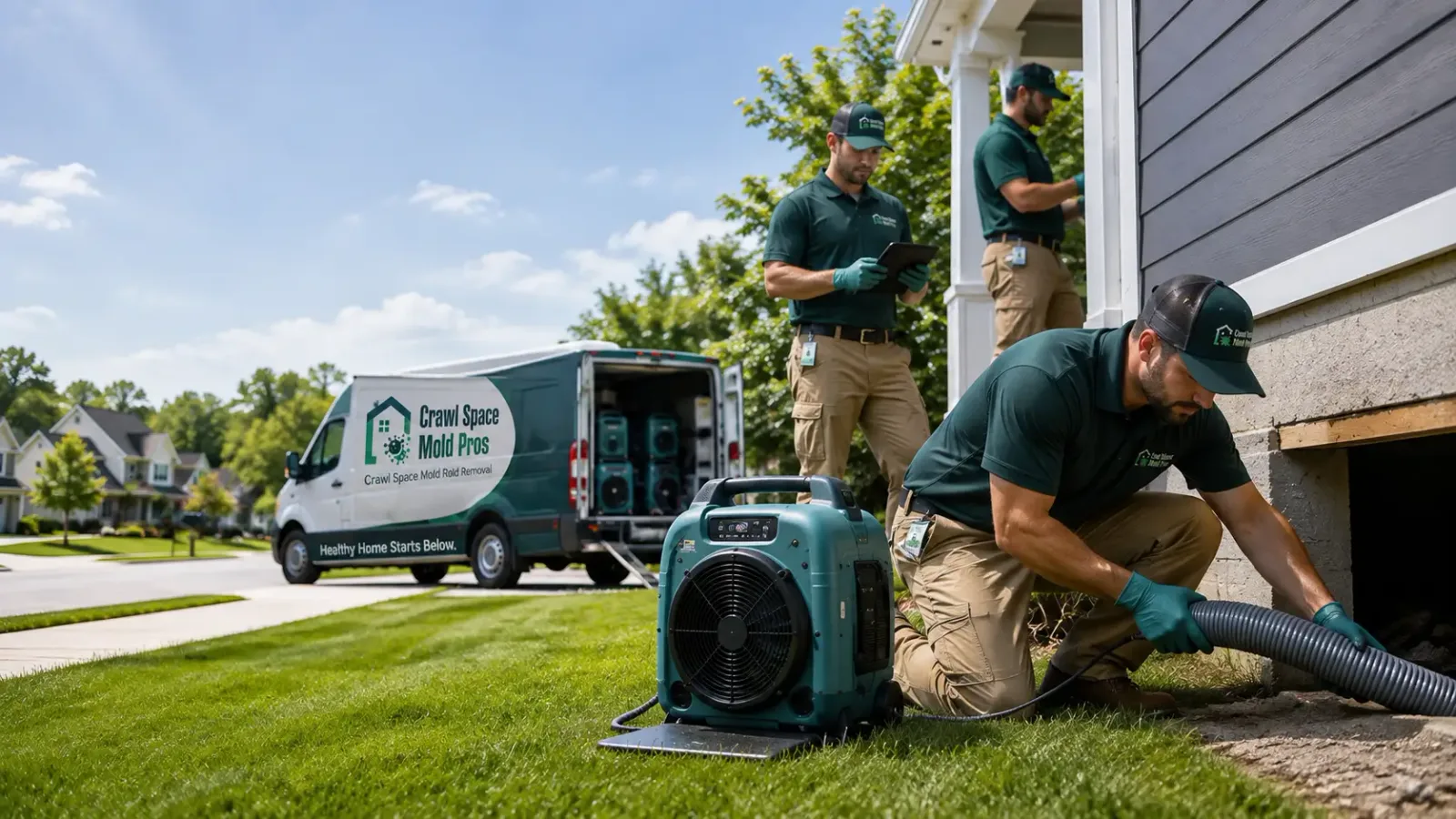Crawl Space Mold Removal in Waterville, WA